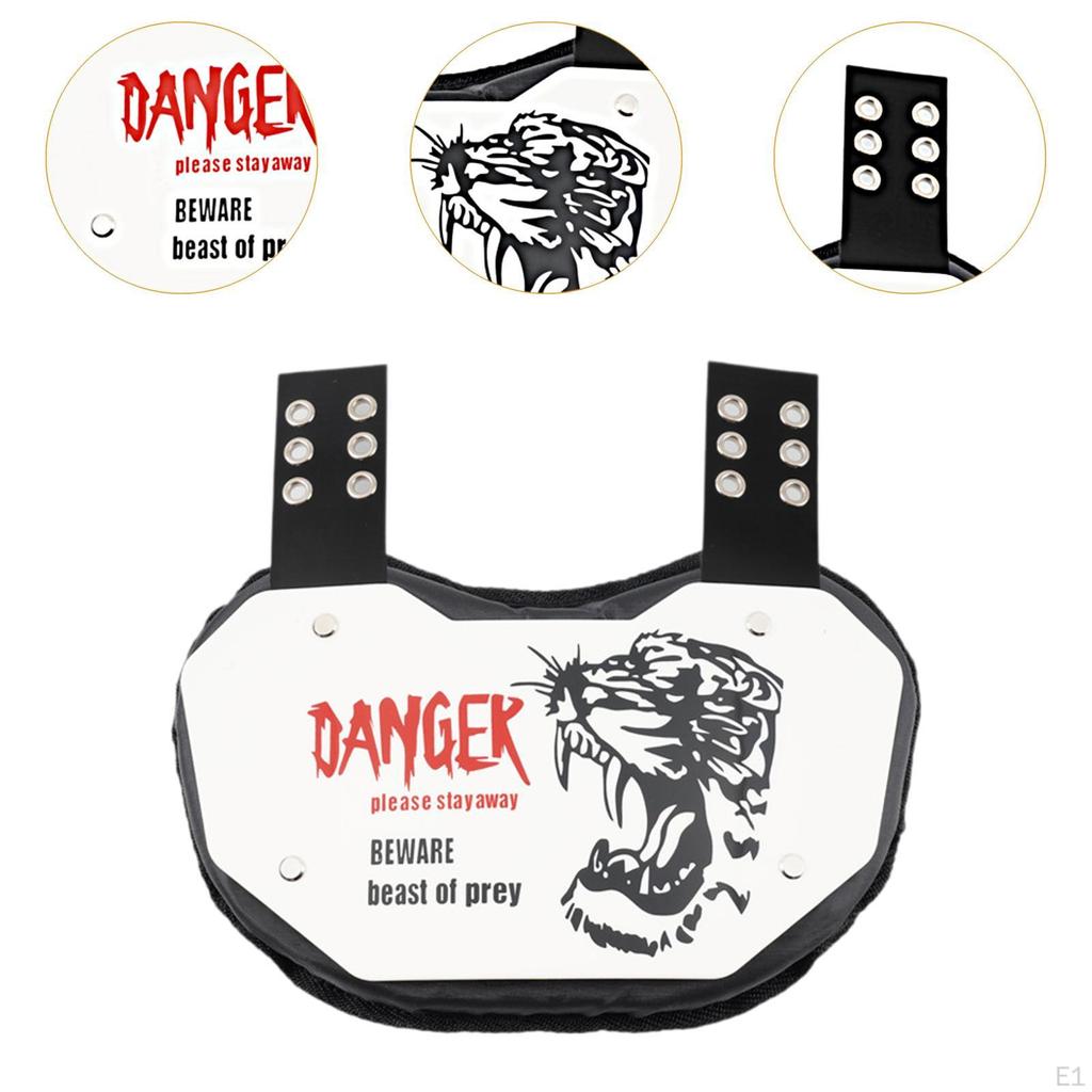 Защитная футбольная задняя накладка, задняя защита, ударопрочная, с набивкой, накладки для регбийной экипировки