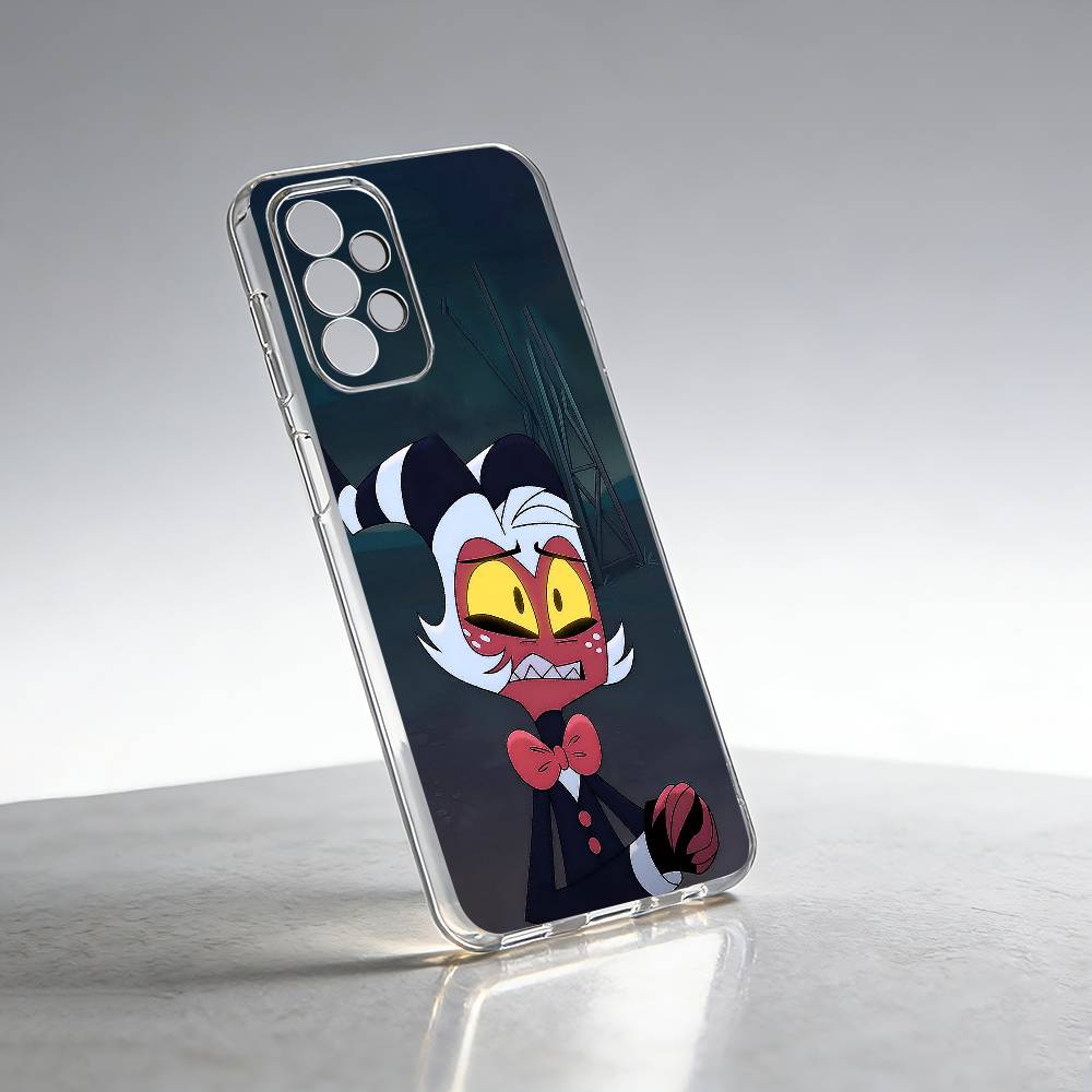 Helluva Boss Мокси-e Чехол для телефона Прозрачный Силиконовый Мягкий Для Samsung S25,S24,S21,S22,S23,S30,Ultra,S20,Plus,Fe