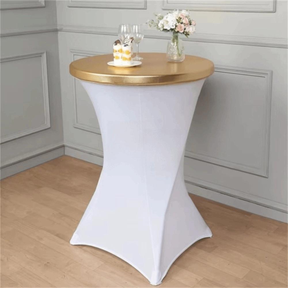Wear Resistant Table Top Cover Dustproof Table Cloth Shiny Tablecloth Party Decoration