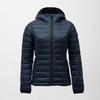 Plain Colour Thin Down Jacket with Flag Hood On the Shoulder Woman ROSSIGNOL