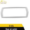 A3L Rear Air Outlet Decorative Frame: Air Conditioning Outlet Panel Sticker & Bright Ring Car Accessory