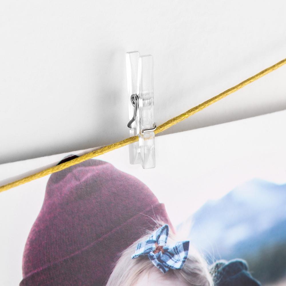 pcs Hanging Clamp Home Supplies Airer Photo Clip Clothespins Laundry Supplies Clothes Pegs