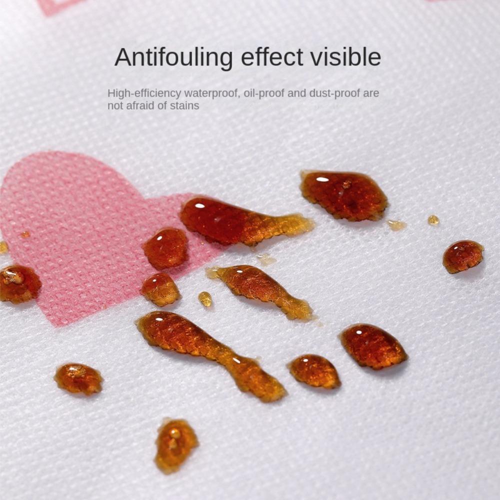 10Pcs/Bag Oil-proof Bib Non Woven Cooking Apron Restaurant Home Supplies