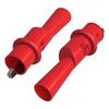 4pcs Multimeter Push On For Alligator Clip Insulated Crocodile Clamp for Electrical