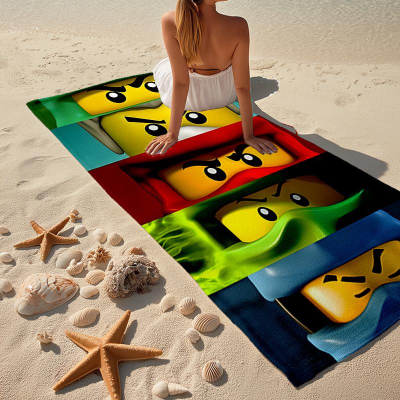 Ninja Fashion Beach Towel: Ideal for Summer Adventures Soft, absorbent and quick drying suitable for swimming and bathing
