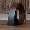 3.5CM Pure Cowhide High Quality Genuine Leather Belts for Men Strap Male Automatic Buckle Business Suit Trouser Belt Luxury
