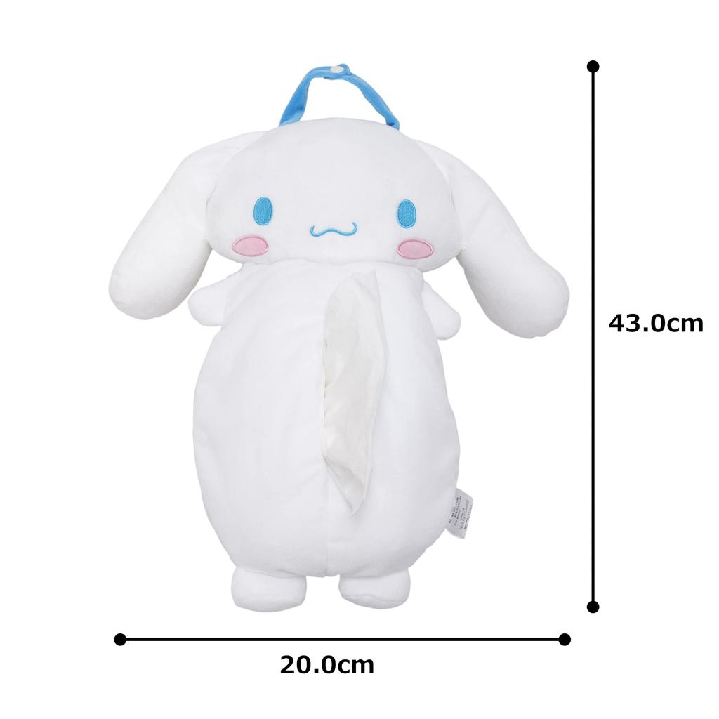 MORIPiLO Sanrio Подвесной держатель для салфеток Коробка для салфеток Мягкая и милая Автомобильная плюшевая бумага SANRIO Morishita Pillow (Настенный чехол Cinnamoroll) приблизительно. 40см,