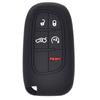 Для Jeep Grand Cherokee Compass Dodge Charger Chrysler 200 300 300C чехол для дистанционного ключа, защитный чехол для ключей, силиконовые автозапчасти