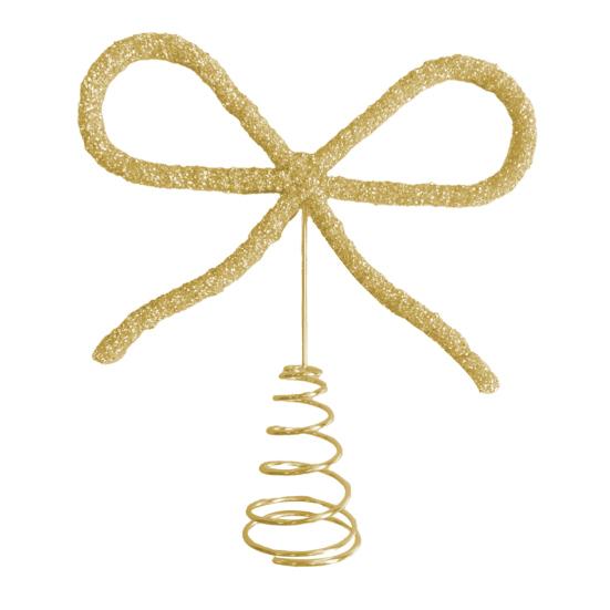 9,8" Бант со стразами Верхушка для елки Золотой/Серебряный Бант со стразами Верхушка для елки Украшение для Рождества Праздника Свадьбы Вечеринки по случаю дня рождения Декор