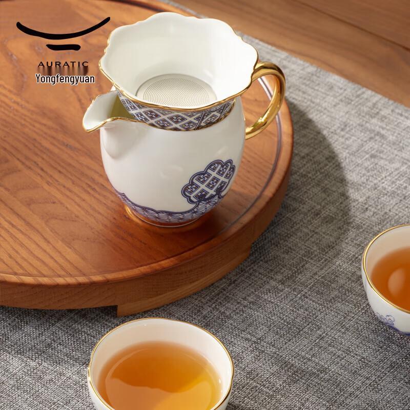 Auratic Mr. Porcelain Four Seas Rising Peace 9-Piece Tea Set