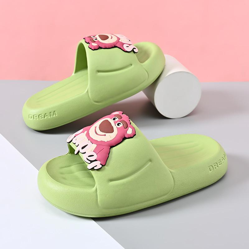 Удобные летние шлепанцы из ЭВА для детей, легкие, нескользящие, с мультяшным дизайном для девочек
