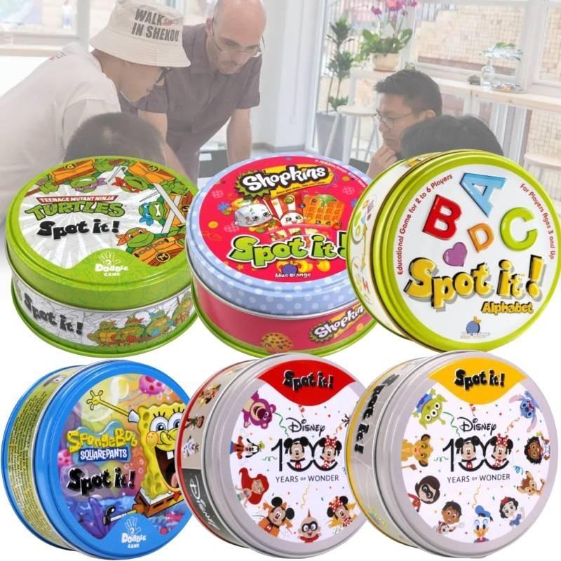 Семейная веселая карточная игра Красочные карточки Доббль Вечеринка Игра для детей и взрослых