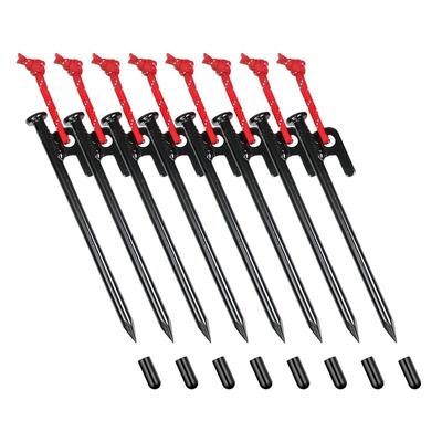 Колышки RiveRock Strong Steel Pegs 25 см 30 см 40 см лазерная сварка со светоотражающим материалом 8 колышков, (20см Разные) [Коспа Пегс] (20 см штук)