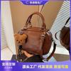 Small Bag Women's Autumn and Winter Retro Versatile New Fashion Messenger Bag To Work Portable Small Bag