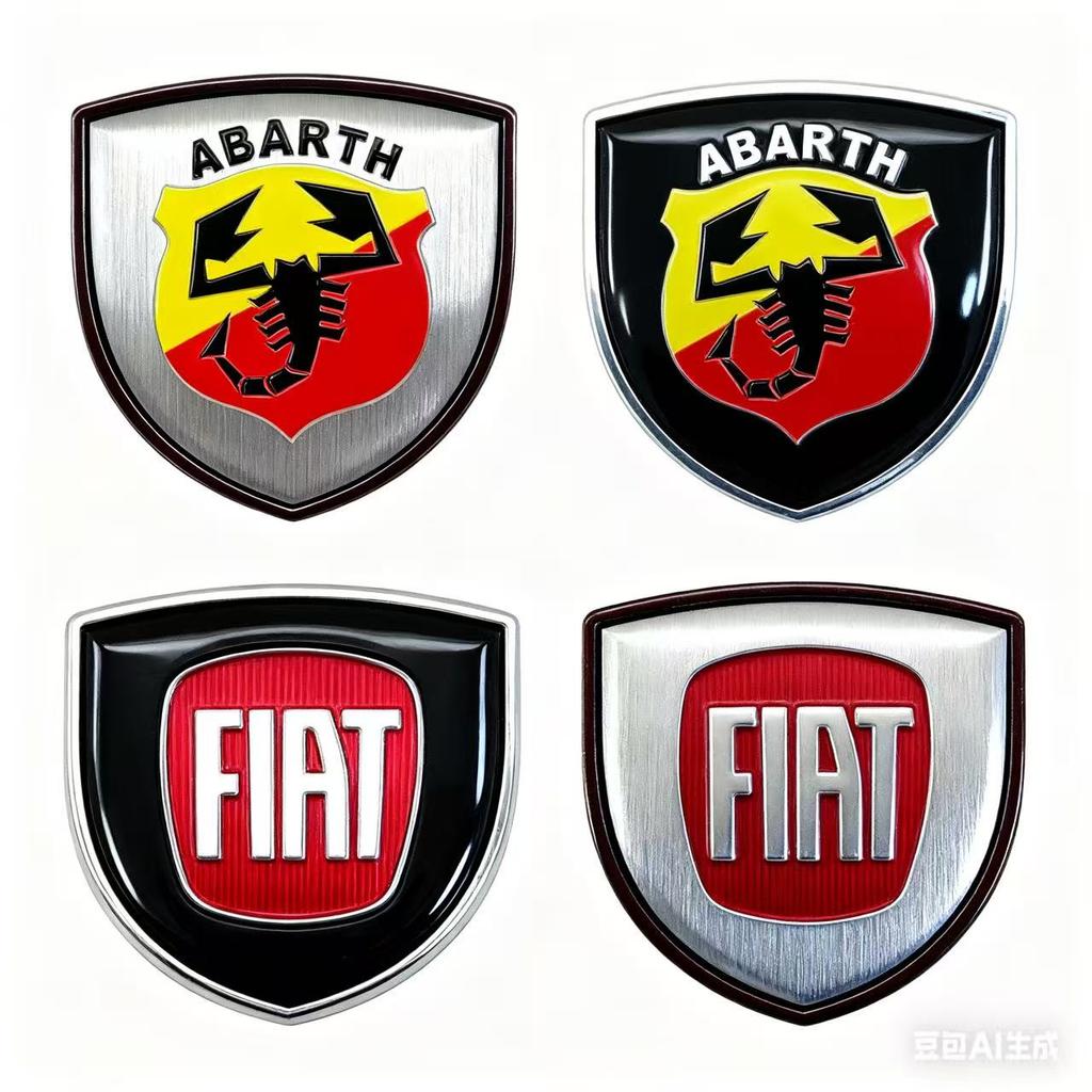 Боковая наклейка-эмблема на автомобиль Аксессуар для Fiat Abarth 500 Tipo FR Panda Argo Freemont Viaggio Bravo Punto Doblo Pulse Stilo Palio