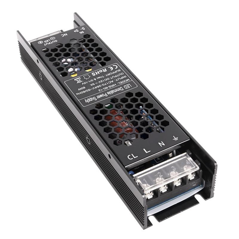 0-10V Thyristor Dimming Power Supply: 12V/24V, 60W-300W Range