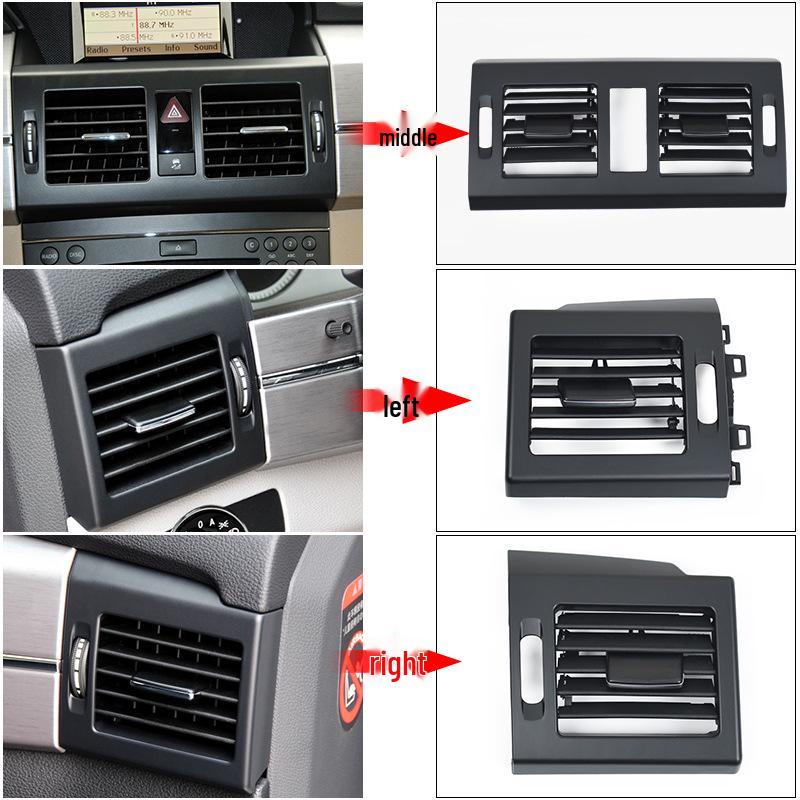 Панель заднего дефлектора кондиционера Mercedes-Benz GLK-Class - Сборка решетки GLK220/300