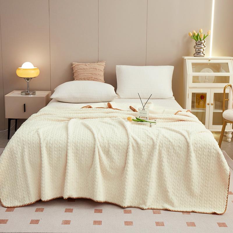 Пшеничный кролик плюшевый плед весенне-осенний двойной машинная стирка покрывало детское общежитие односпальный плед