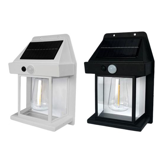 Yousheng Солнечный настенный светильник 3 режима освещения IP65 Водонепроницаемый Автоматическое включение/выключение Беспроводной датчик движения Лампа для наружного садового освещения