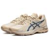 Asics Gel-Flux 4 Кроссовки женские с круглым носком, на шнуровке, из ткани и синтетической кожи, прочные, дышащие, низкие, для бега, белые/синие 1012B632-250