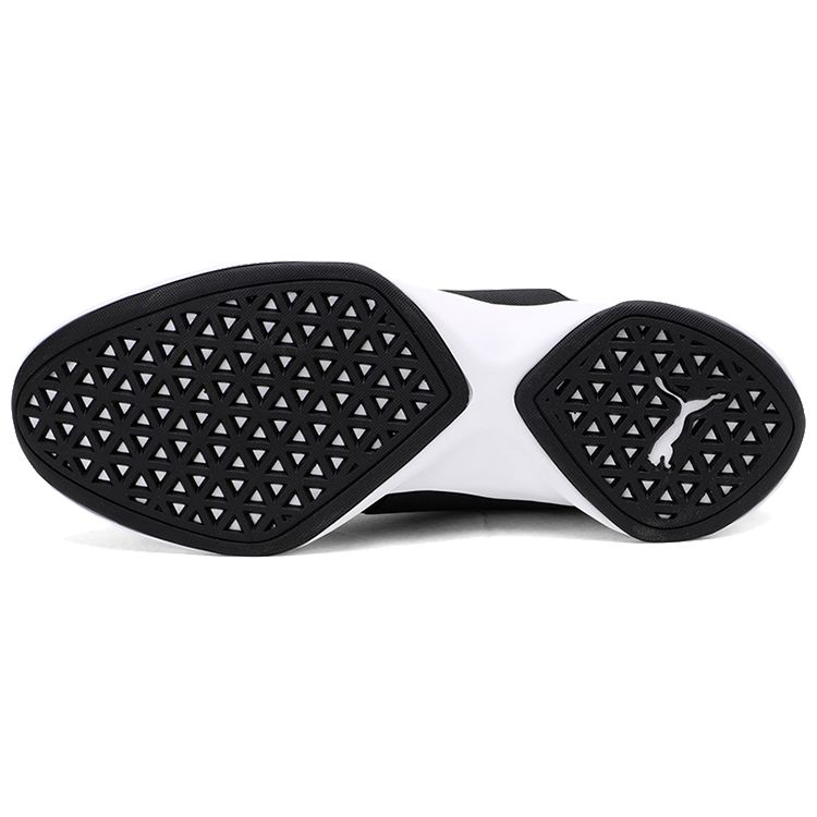 Puma Dare Удобная ткань Амортизация Прочные Легкие Низкие Марафоновые кроссовки Унисекс кроссовки Черный Серый Белый 363699-01