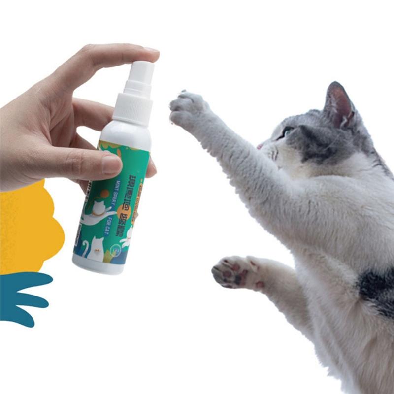 Спрей с кошачьей мятой, который действительно работает. Премиальная кошачья мята. Высокая эффективность. Идеально подходит для различных кошачьих игрушек. 1,7 унции. Натуральный и безопасный для кошек