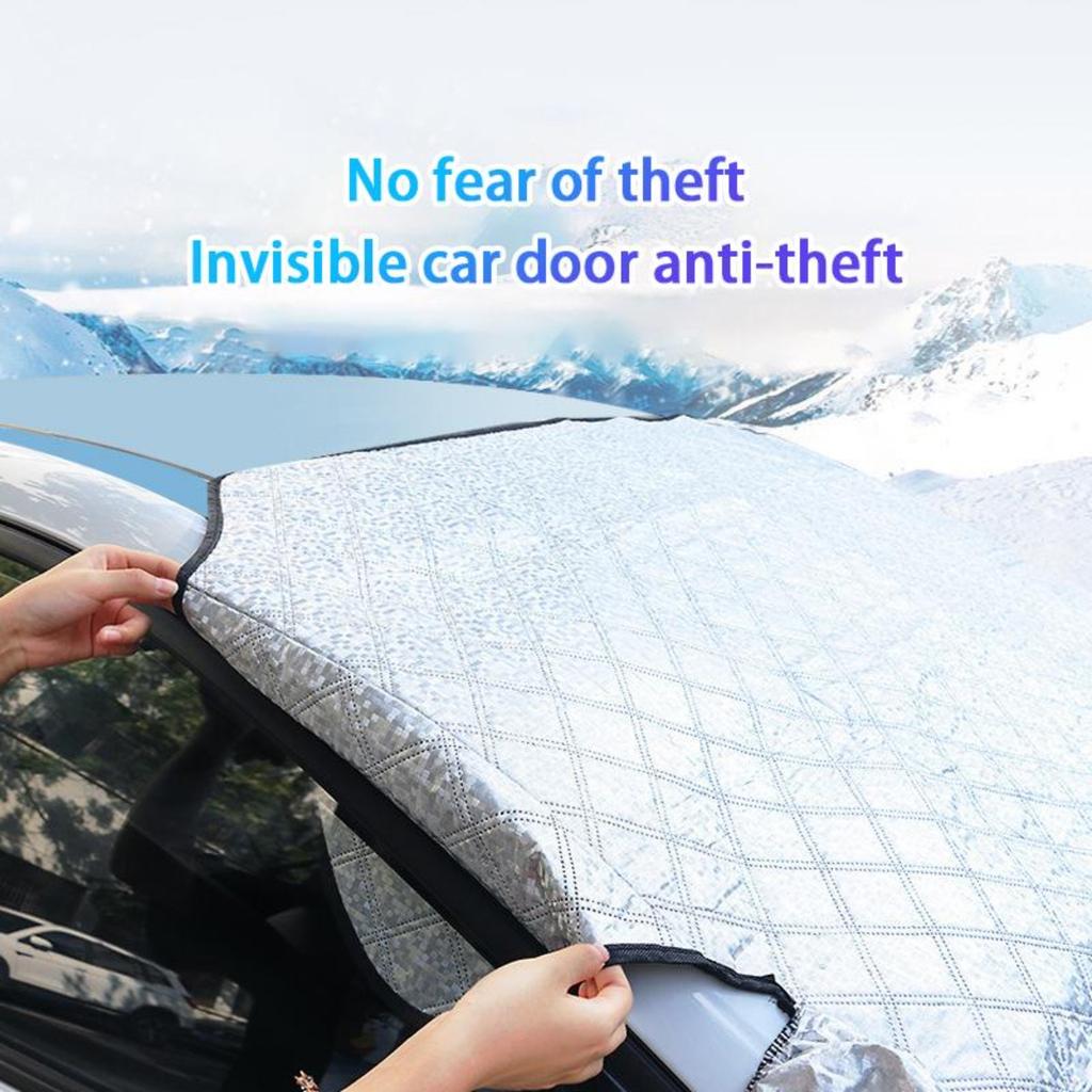 Автомобильный лобовой козырек, автомобильный солнцезащитный козырек, защитный чехол от снега и льда, зимний и летний щиток для лобового стекла