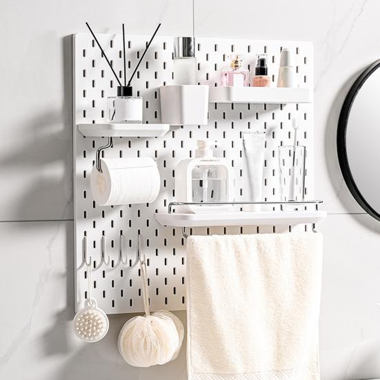 1/3 шт. Настольные перфорированные панели с креплением-зажимом, высокая грузоподъемность, легкая установка, не требует сверления, универсальные перфорированные панели, экономящий место настольный органайзер