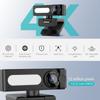 4K UHD 12MP Webcam with Dual AI Auto Light Privacy USB Plug Play Noise-Canceling Microphone, Autofocus, Correction, Ultra-Wide 120° Angle, Cover,