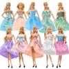 Набор одежды для куклы Барби ручной работы 30 см Элегантное вечернее платье Платье для вечеринки Модный наряд Аксессуары для куклы Костюм принцессы для детей Подарок