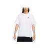 Solid Color Loose Fit Crew Neck Short Sleeve Drop Shoulder T-Shirt Men Tops White FV0376-100