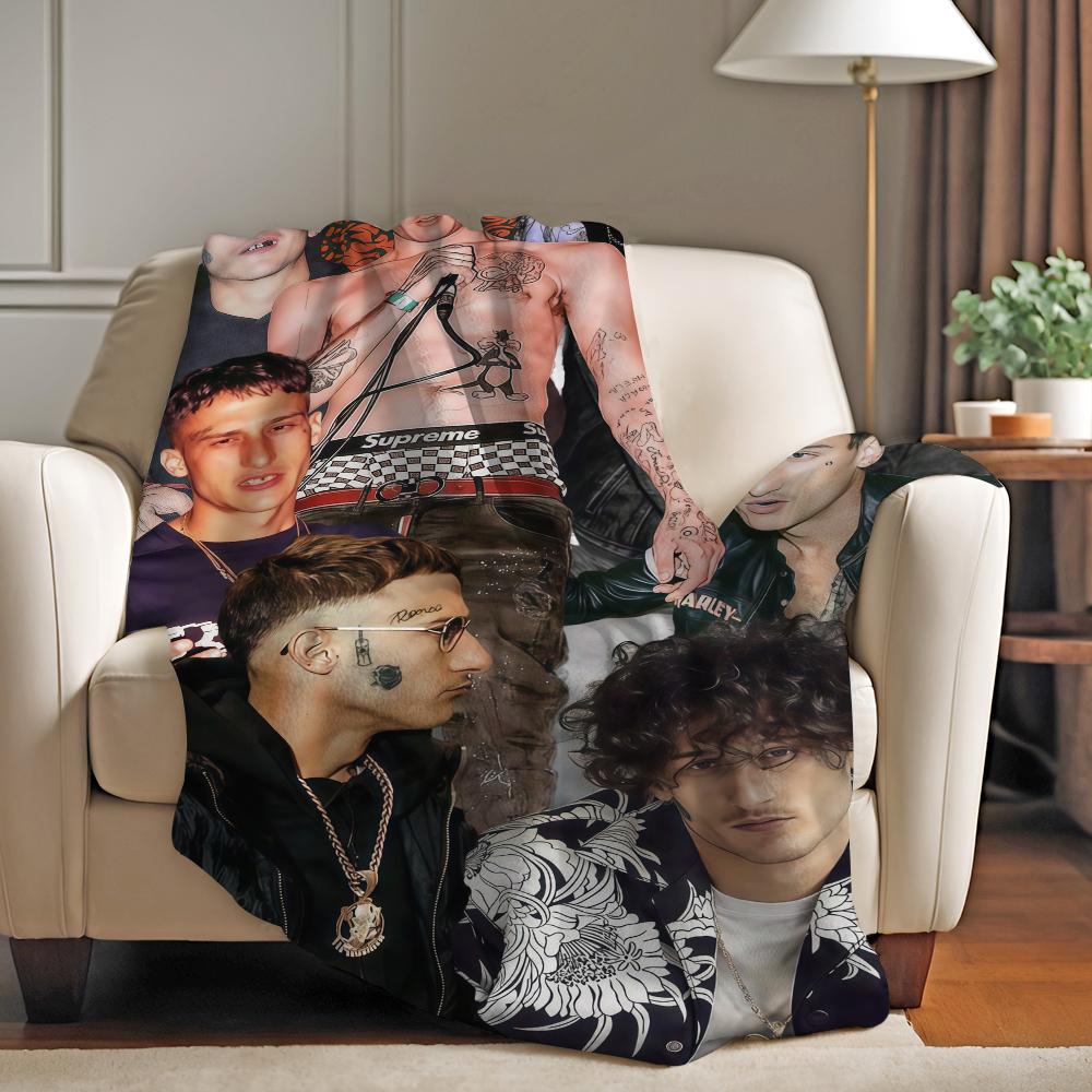 Spanish rapper Yung Beef Blanket For Sofa Office Bed Plane Travel Sleep Read Relax Camping Soft And Warm