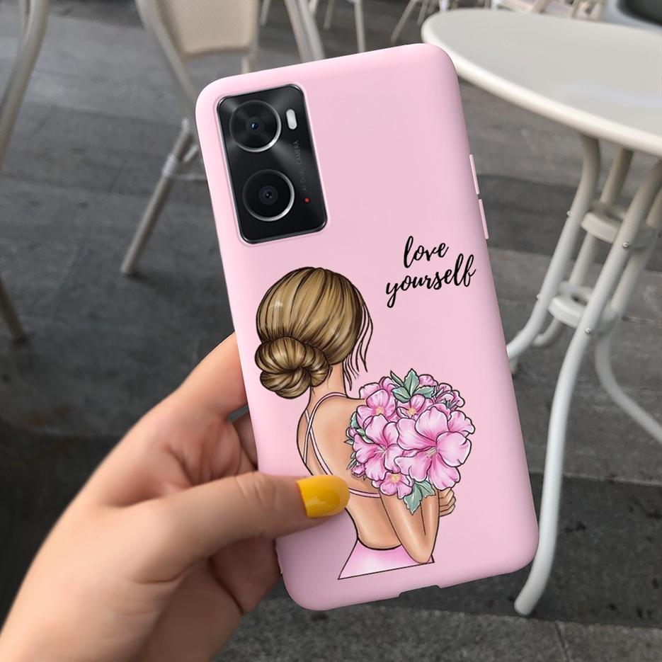 Чехол для Oppo A76 CPH2375 Модный Мультяшный Чехол для Девочек Для Oppo A96 Мягкий Силиконовый Чехол Для Oppo A36 A 76 96 OppoA76 OppoA96 Чехол