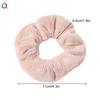 Зимний плюшевый корейский простой скрабчи для волос для женщин и девочек, эластичная резинка для волос, аксессуары, резинка для волос, веревка, головной убор, украшения