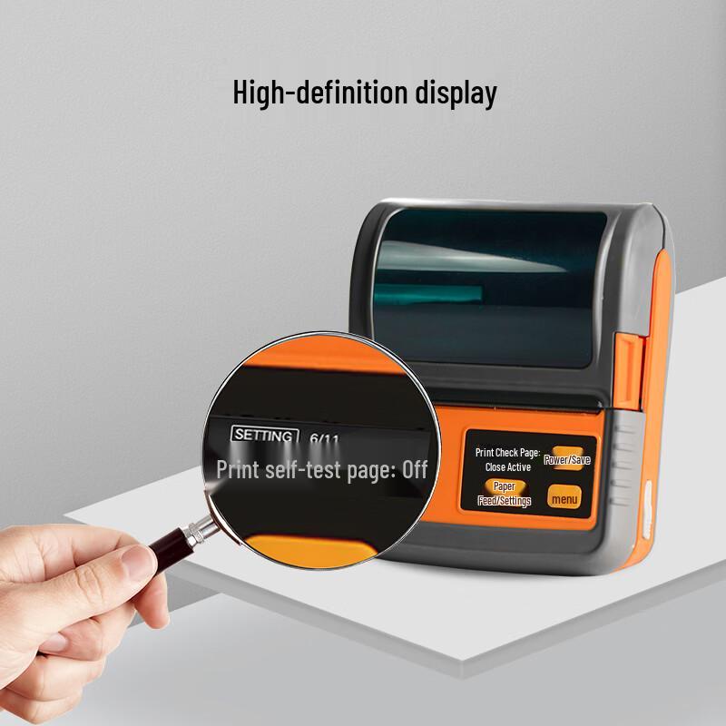 Портативный термопринтер этикеток Gprinter GP-M322 Штекер CN (адаптер в комплекте)