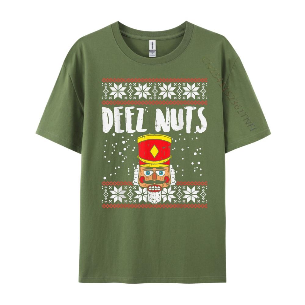 Deez Nuts Cream T Shirt Men Comfortable Luxury Designer Design Mens TShirts Female Harajuku Printed