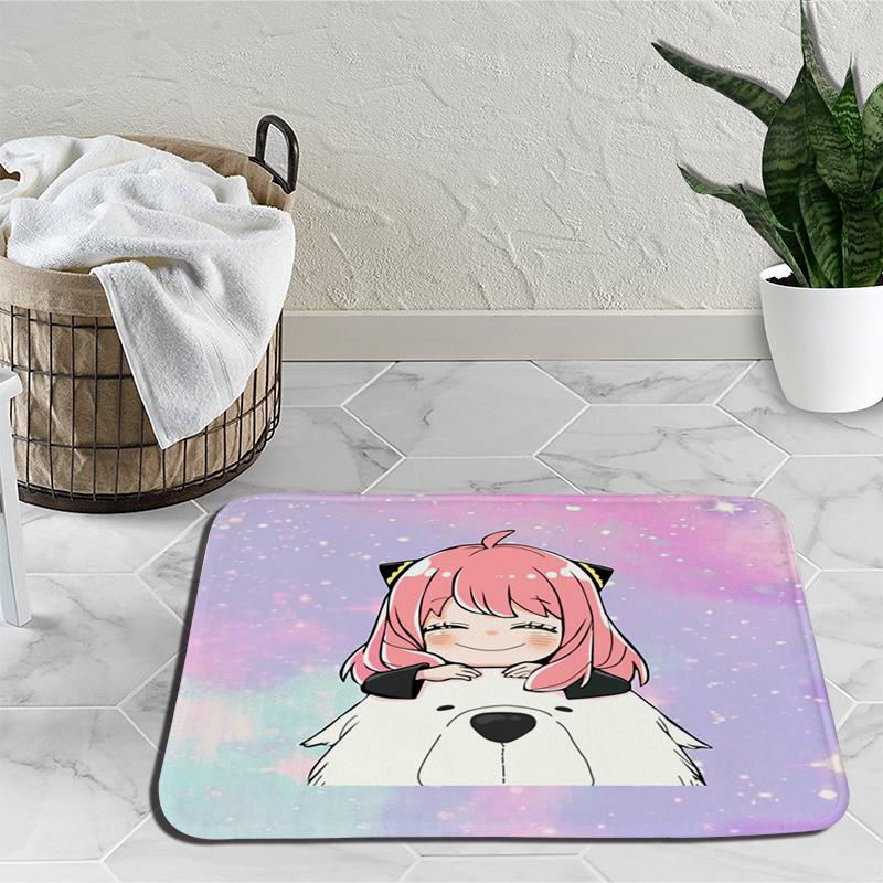 Семейный прикроватный коврик Spy X Anya Forger, дверной ковер Loid Yor Forger, мультяшный напольный коврик для гостиной, тапис, украшение, гобелен