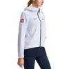 Fila Cycling Logo Durable Sports Woven Hooded Long Sleeve Jacket Women Jackets Jade-White A11W528701F-WT