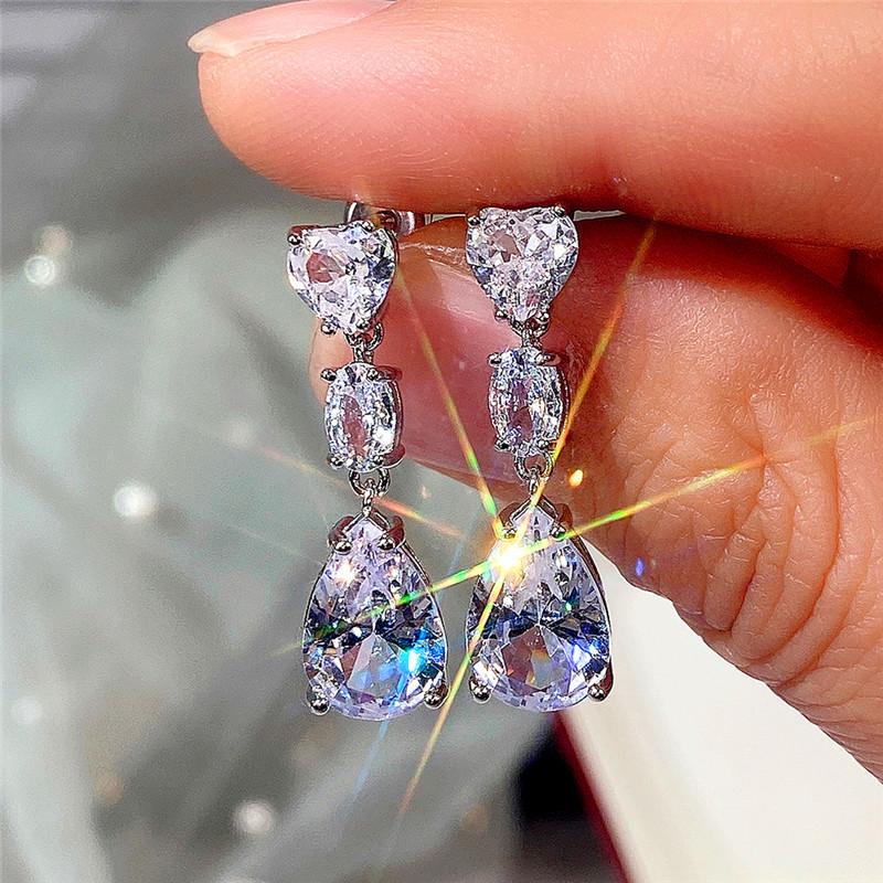 BELLA BOX Простые элегантные серьги-капли для женщин, свадебные аксессуары для любви, эстетические женские висячие серьги, необычный подарок, модные украшения