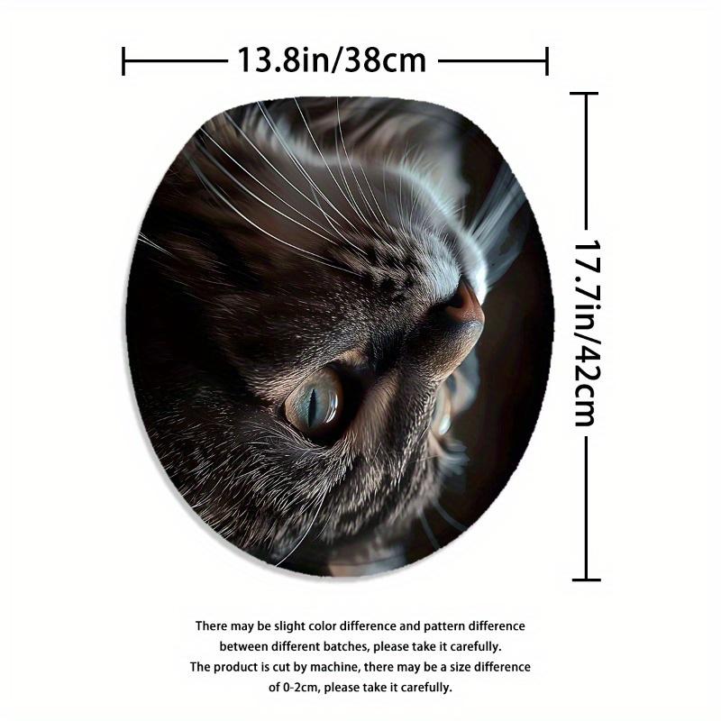 1/4 шт. Милый черный кот водонепроницаемый комплект занавесок для душа декоративный набор для ванной комнаты нескользящий коврик для унитаза коврик для ванной и 12 крючков