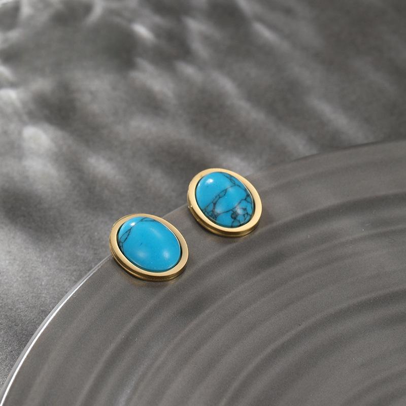 Модные овальные серьги с нерегулярной текстурой