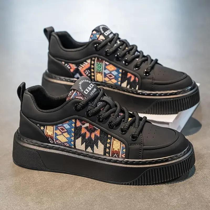 Модная мужская повседневная обувь 2025 Новая весенняя повседневная спортивная обувь Роскошная удобная трендовая мужская обувь для скейтборда модные кроссовки мужская обувь