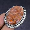Sunstone Gemstone Handmade 925 Sterling Silver Gift Jewelry Ring Size 10 P3S65