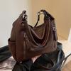 Популярные сумки женская большая вместимость новая осень и зима универсальная ретро сумка через плечо мессенджер текстурная сумка-ведро