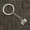 Модная камера 15x14 мм кулон 30 мм брелок для ключей металлическая цепочка бронзовый мужской автомобильный подарок сувенирный брелок