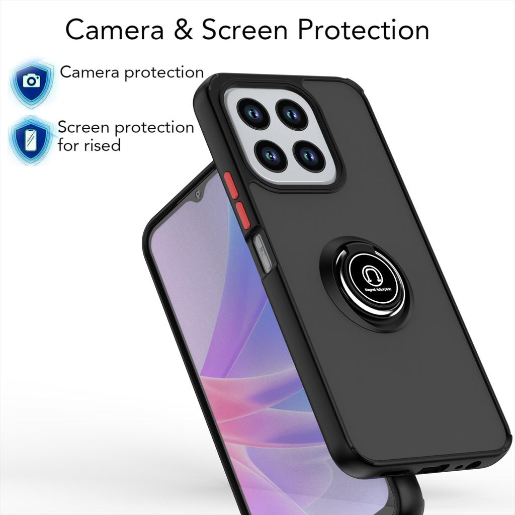 Чехол Armor Matte Case For Honor X7c X5b Plus X6b X8b X7b 5G Cover Ring Magnetic Stand Holder Shockproof Coque Fundas