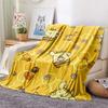 Pom Pom Purin Flannel Blanket, High quality Comfortable for All Seasons, Home Decor, Warmth and Comfort