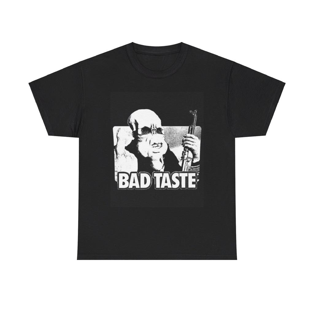 Bad Taste Poster Shirt Retro Graphic Art Unisex Heavy Cotton Tee
