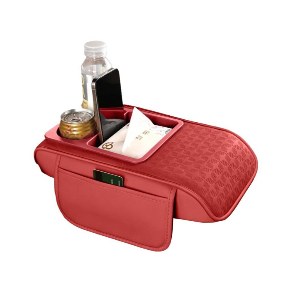Thicken Car Armrest Storage Box Heightened Car Elbow Support Pad Car Interior
