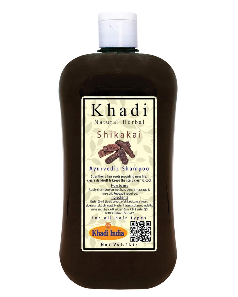 Khadi Натуральный травяной шампунь Шикакай для мужчин и женщин 1000 мл